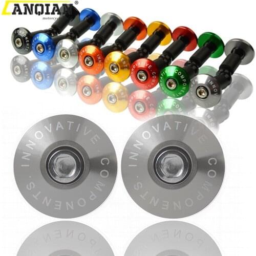 Motorcycle handlebar cap handle bar ends slider plug grips for yamaha honda ducadi kawasaki z800 z750 er-6n 6f GUZZZI MV