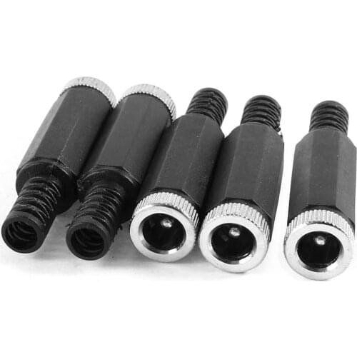 KSOL New Style 5 Pcs 2.1mm x 5.5mm Female DC Power Socket Jack Connector Adapter