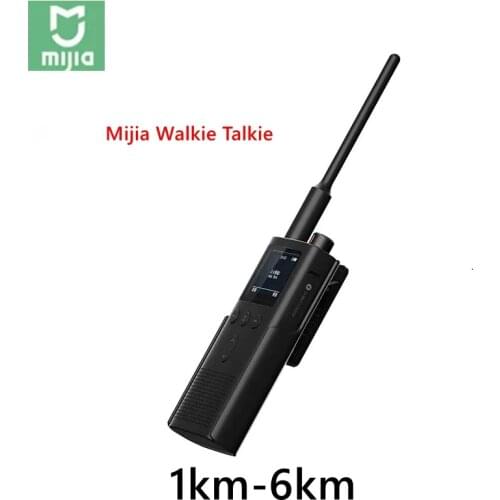 Original Xiaomi Mijia Walkie Talkie 2 5W UV Dual Band Radio IP65 13 Days Long Standby Interphone Location Share Рация Repeater
