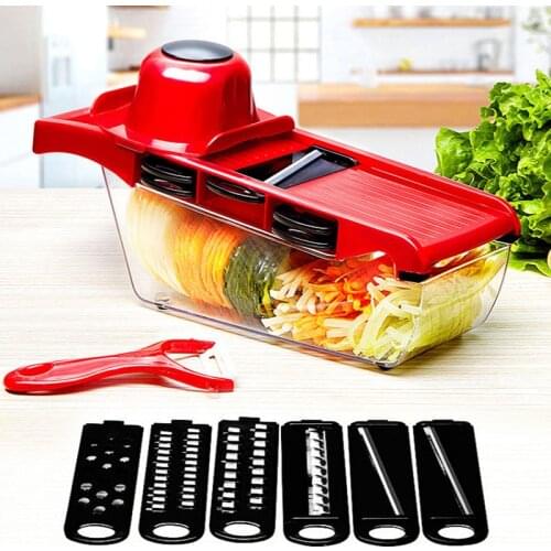Vegetable Cutter with Steel Blade Mandoline Slicer Potato Peeler Carrot Cheese Grater vegetable slicer Kitchen Accessories