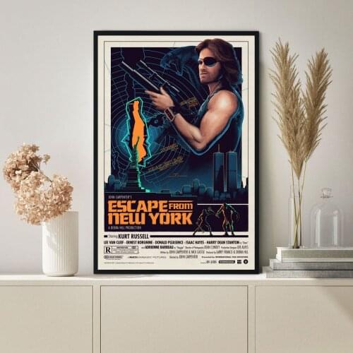 Escape from New York Classic Hot Sale Movie Canvas Art Print Poster Wall Painting Home Decoration (No Frame)