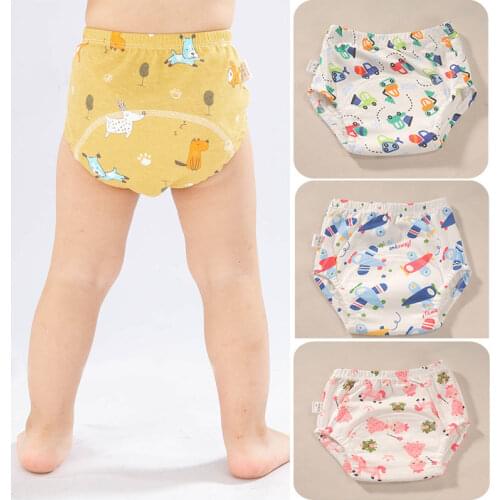 Newborn Baby Training Diapers Adjustable Cloth Diapers Underwear Pant Diaper Cover Reusable Washable Baby Nappies Infant Panties