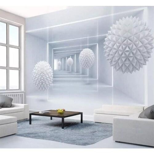 Custom Photo Wall Paper 3D Stereo Abstract Space Sphere Mural Wallpaper Living Room Bedroom Background Walls Papel De Parede 3D
