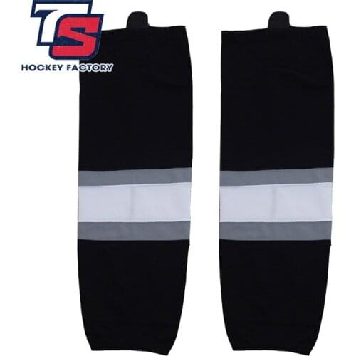 Cool hockey free shipping 100% Polyester Breathable kings Ice Hockey Socks Cheap Shin Guards W012 high quality men women sport