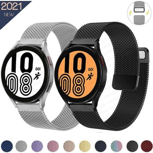 20mm/22mm Magnetic Band For Samsung Galaxy wacth 4/Classic/3/Active 2/46mm/42mm strap Gear S3 Frontier bracelet Huawei GT/2/Pro