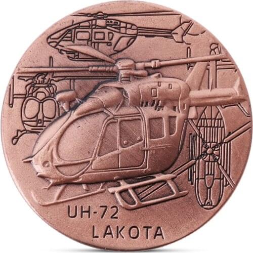 USA Army UH-72 Lakota Air Force Commemorative Coin Military Challenge Collectible Gifts