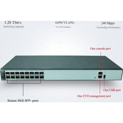 S6720-16X-LI-16S-AC Network Ethernet Access Switch 16*10 GE SFP+ Ports