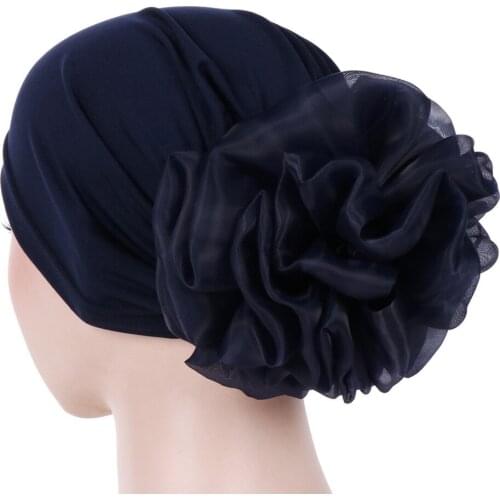 Women Floral India Hat Flower Stretchy Beanie Turban Bonnet Chemo Cap For Cancer Patients Ladies Bandanas African Head wrap NEW