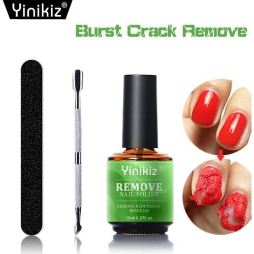 15ml Magic Burst Nail Gel Remover UV Gel Remover Fast Manicure Semi Permanent Nail Polish Soak Off Remover Polish Manicure Tools