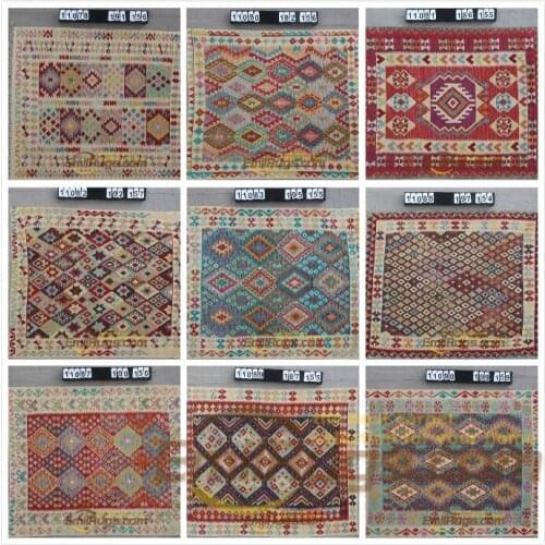 Tapete kilim Hand Woven Handmade Turkish Vintage For Living Room Geometric Bedroom Natural