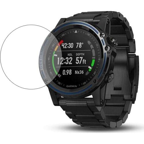 3pcs Soft Clear Smartwatch Protective Film Guard (Not glass) For Garmin Descent Mk1 Smart Watch Display Screen Protector Cover
