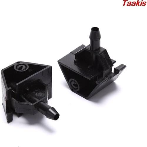 2Pcs Car Window Windshield Washer Spray Nozzle Water Jet for Nissan Qashqai