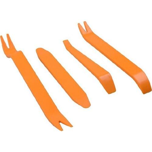 Fit 4PCS/SET Car Radio Door Clip Panel Trim Dash Audio Removal Pry Tool Audio Stereo Removal Installation Pry Kits Repair Tools