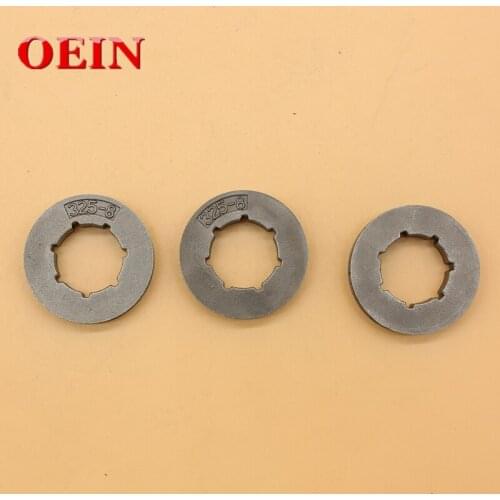 3Pcs/Lot .325 Pitch 8T Chain Drive Sprocket Rim Fit HUSQVARNA 339 346 351 353 357 359 362 372 545 550 555 560 Garden Chainsaw Pa