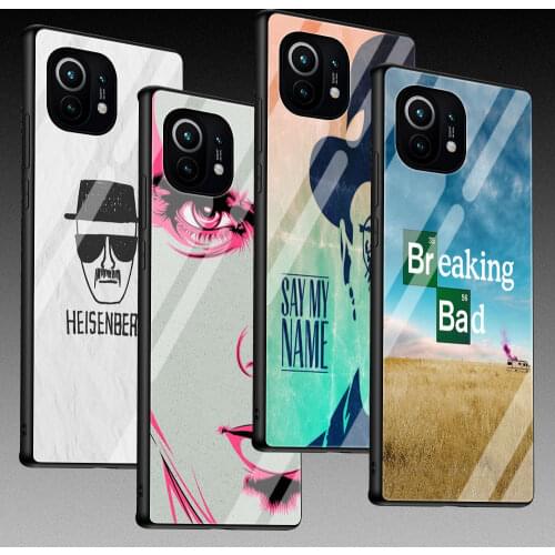 Breaking Bad Heisenberg Glass Phone Case For Xiaomi Poco X3 NFC F3 Mi 10T Pro 9T Note 10 Lite 11 Ultra 5G 11i CC9E CC9 Cover