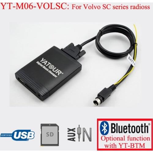 Yatour digital music changer car stereo USB MP3 player for Volvo SC series radios
