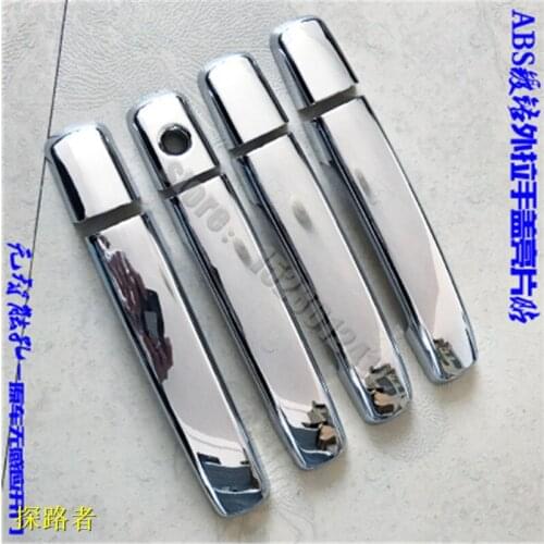 For 2005-2015 Nissan Navara D40 Frontier (8pc) Car styling ABS Chrome Door handle Protective covering Cover Trim Car accessories