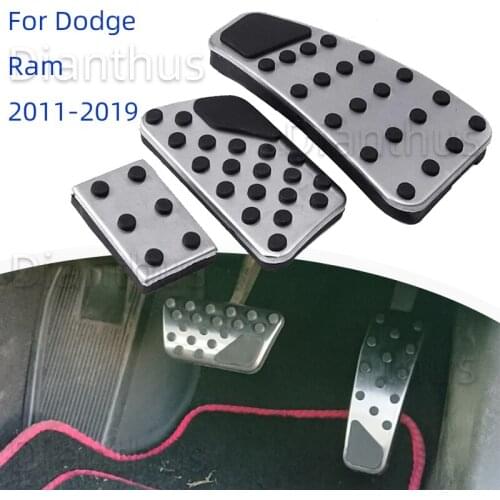 For Dodge Ram 1500 2500 3500 4500 5500 2011-2019 Accelerator Gas Brake Foot Pedal Cover Pad 2018 2017 2016 2015 2014 2013 2012