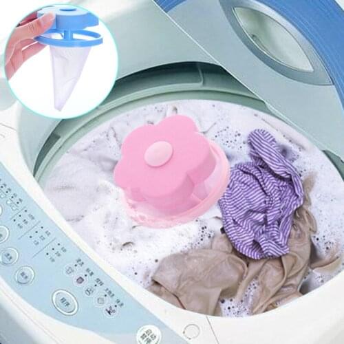 Home Hair Removal Catcher Filter Mesh Pouch Cleaning Balls Bag Dirty Fiber Collector Washing Machine Filters Laundry Ball Filter