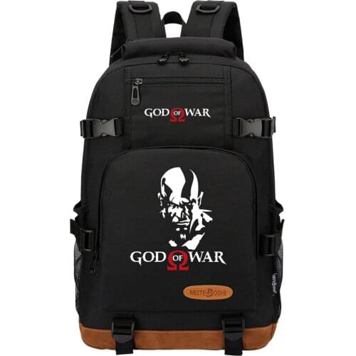 Hot Game God Of War Travel Backpack Men Women Laptop Shoulder Bags Boys Girls Kids SchoolBag Bookbags Bagpack Gift