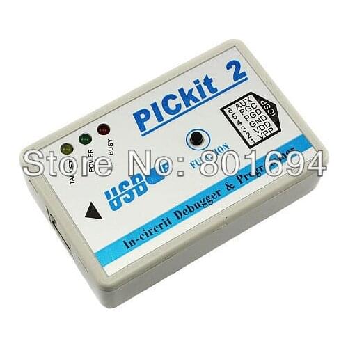 Microchip PIC Emulator PICKit2 Debugger Programmer+USB Cable in Protection Shell