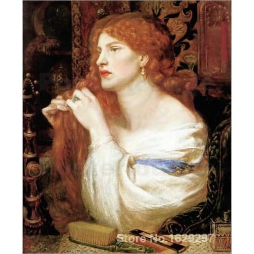 Art Painting by Dante Gabriel Rossetti Aurelia High Quality Hand painted