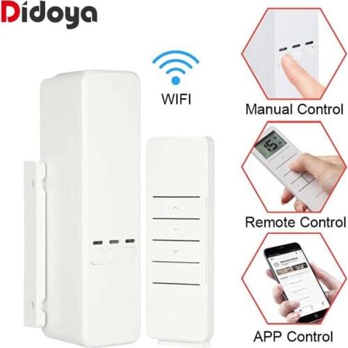 Wifi Smart Intelligent Pull Roller Blinds Motor Electric Curtain Motors Work With Mobilephone Remote Control Smart Life