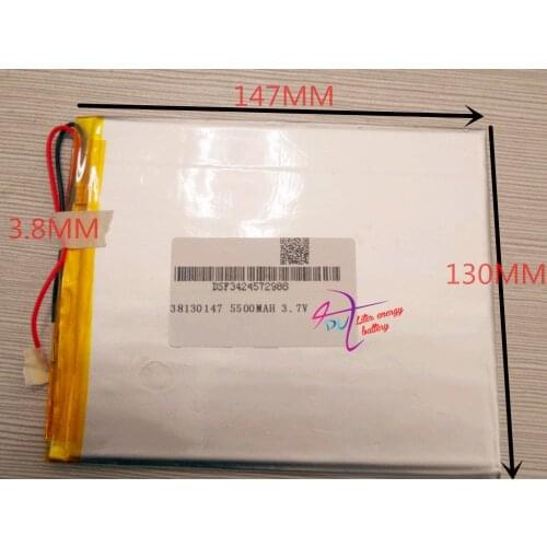 Best battery brand 3.7V 5500MAH lithium polymer battery 38,130,147 new large -capacity batteries