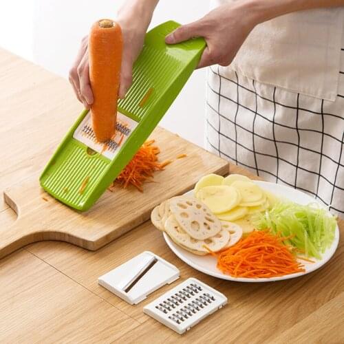 Multifunction Fruit Vegetable Device Kitchen Grater Cut Cucumber Carrot Potato Peeler Julienne Grater Cutter Slicer Tool 3 Blade