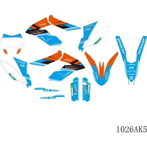 Full Graphics Decals Stickers Motorcycle Background For KTM FREERIDE 250 350 2012 2013 2014 2015 2016 2017 2018 2019 2020