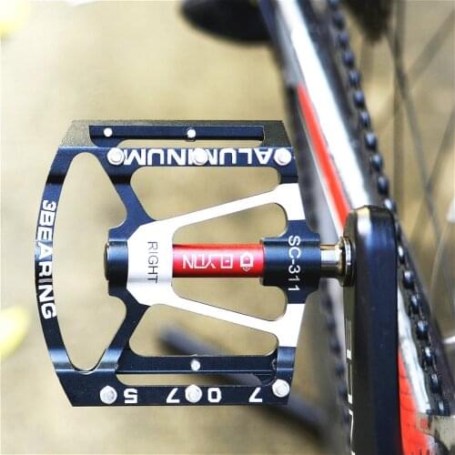 ELYON Bike Pedals Wide Flat Platform 3 Sealed Bearings MTB Bicycle Pedal Mountain Road Cycling Pedales Bicicleta Accessories