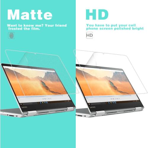 Clear HD Glossy Film For Lenovo Yoga 710-14 14 in Matte Film Anti-Fingerprint Anti-Glare Screen Protector Film Cover