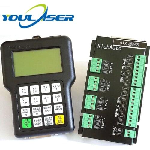 RichAuto DSP Motion Control System A11 3 Axis CNC Controller for CNC Router Replace RichAuto 0501 Controller