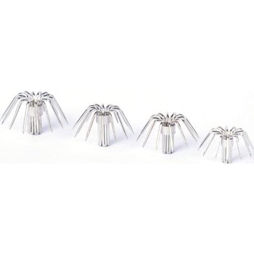 10-35pcs/lot Multi-size Squid umbrella hook 12-14 Needles Stainless Steel Cuttlefish Squid Jig Lure Sharp Hook for Shrimp Octopu