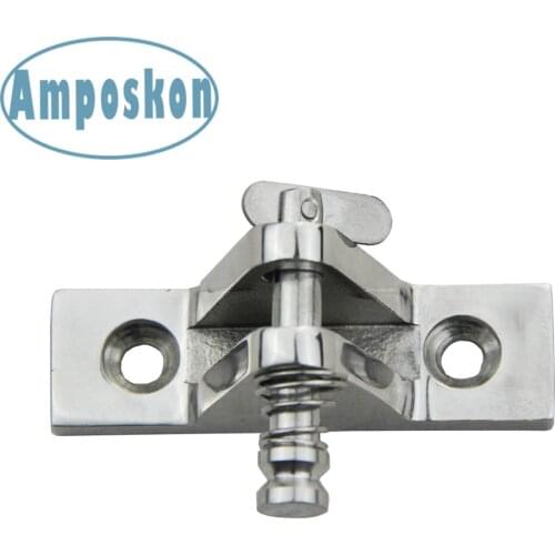 2 PCS New Hot Stainless Steel Marine Hardware Set Boat Bimini Top Fitting Deck Hinge 90 Degree Quick Pin Kayak Accessories Surf