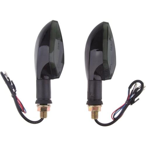2pcs Universal Motorcycle Amber LED Turn Signal Indicator Blinker