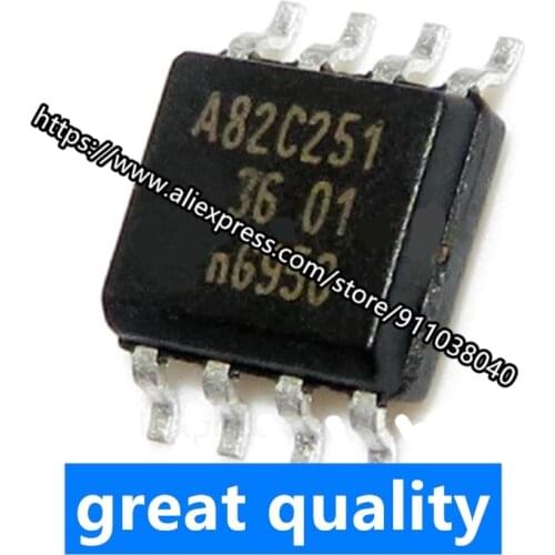 20pcs/lot PCA82C250T PCA82C250 A82C250 SOP-8 In Stock