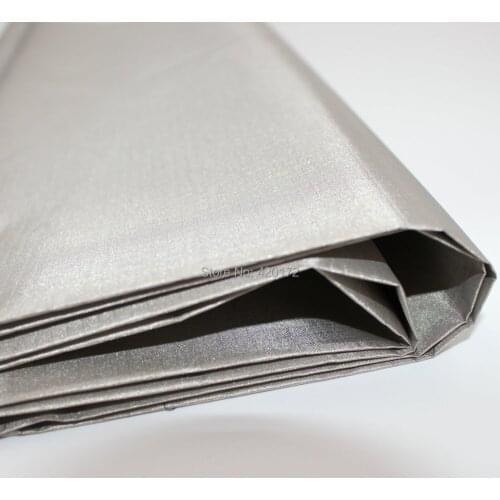 Block emf copper nickel black coductive fabric