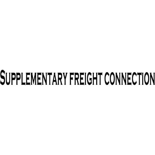 Supplementary freight connection