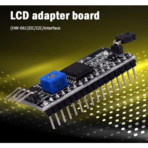 HW-061 12864 LCD I2C IIC TWI SPI Serial Interface Adapter Plate Board Converter Module For Arduino 1602With Pins 128*64
