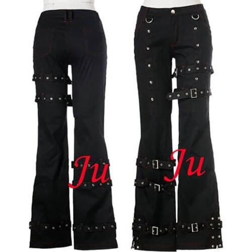 Gothic Tripp Punk Fashion Pants Trousers Cosplay Costume Custom-made[CK891]