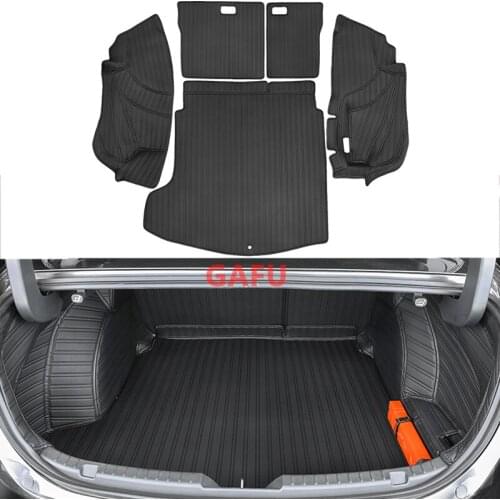 Car Rear Trunk Mat for Mazda 3 Axela 2020 2021 Waterproof Protective Pads Cargo Liner Trunk Tray Floor Mat Accessories 2019