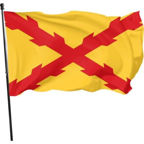90x150cm Spanish Empire Cross Of Burgundy Flag