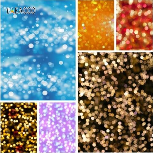 Laeacco Newborn Photophone Polka Dots Light Bokeh Photography Backgrounds Birthday Backdrops Baby Shower Photozone Photo Studio
