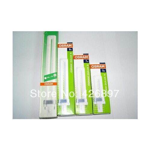 DULUX S 13W compact fluorescent lamp tube,LUMILUX 2 pins,D/S 13W/827 Warm 13/860 Cool white bulb