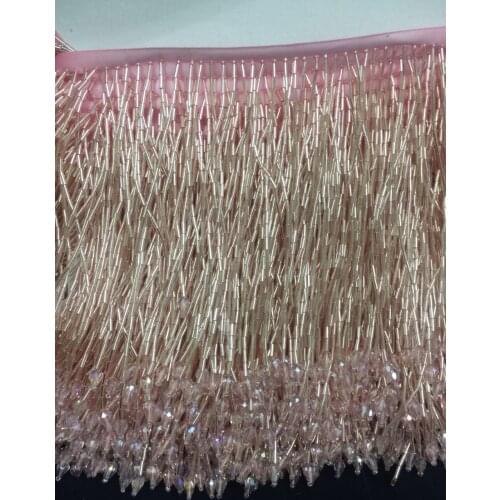 Ribbon tassel 5 yards/bag ym217# Champagne gold with 15 cm pendant fringe for sawing dress fringe trim alibaba express