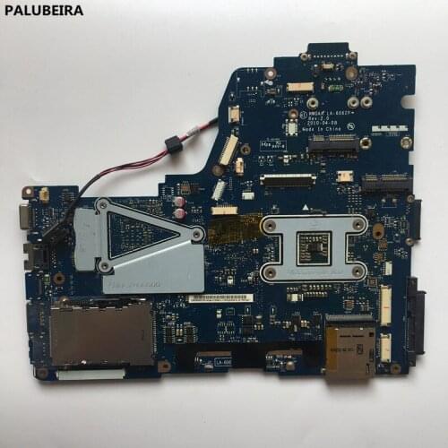 PALUBEIRA K000104390 laptop Motherboard for Toshiba Satellite A660 A665 LA-6062P NWQAA mainboard with graphics card chips 100% T
