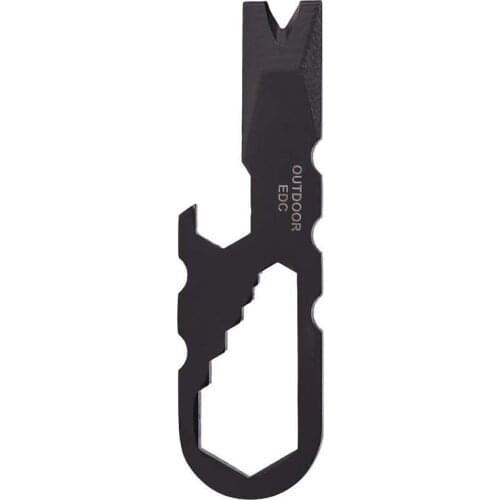 Multifunctional Mini Multi Gadget Camp Hike Outdoor Tool Keychain Pocket key ring Screwdriver Crowbar Keyring Multipurpose