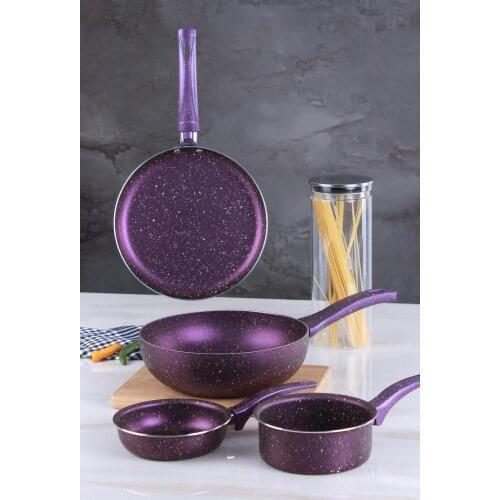 Marlin 4 Piece Granite Pan Set