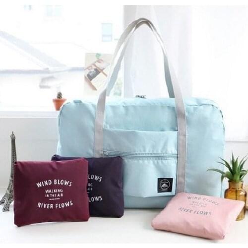 2021 New Nylon Foldable Travel Bags Unisex Large Capacity Bag Luggage Women WaterProof Handbags Men Travel Bags